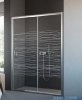 Grawer na szkle dla kabin Radaway wzór 01 waves 